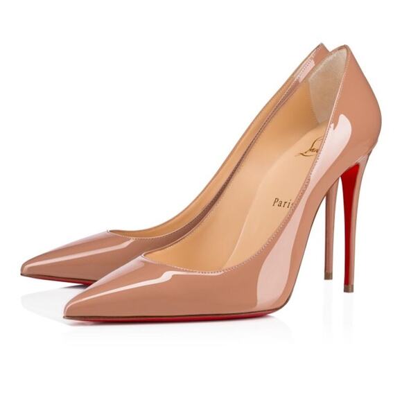 Christian Louboutin Blush Kate
100 mm Pumps Patent Calf Leather Heels | NEW!!! - Picture 1 of 16